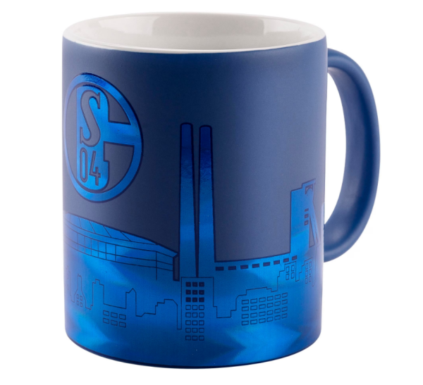 FC Schalke 04 - Kaffeebecher Skyline Ton-in-Ton